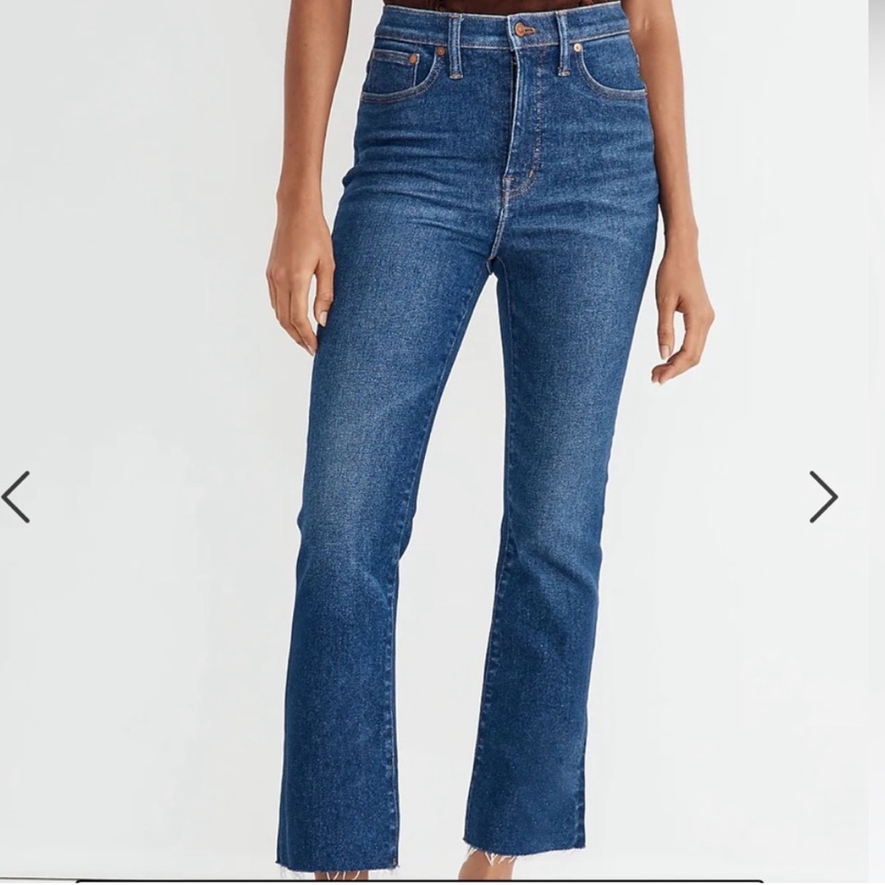 Madewell cropped bootcut jeans - worn twice